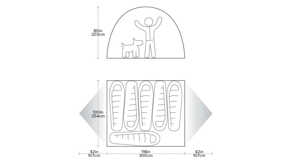 Big Agnes Spicer Peak 6 Tent - 8-Person - Image 8
