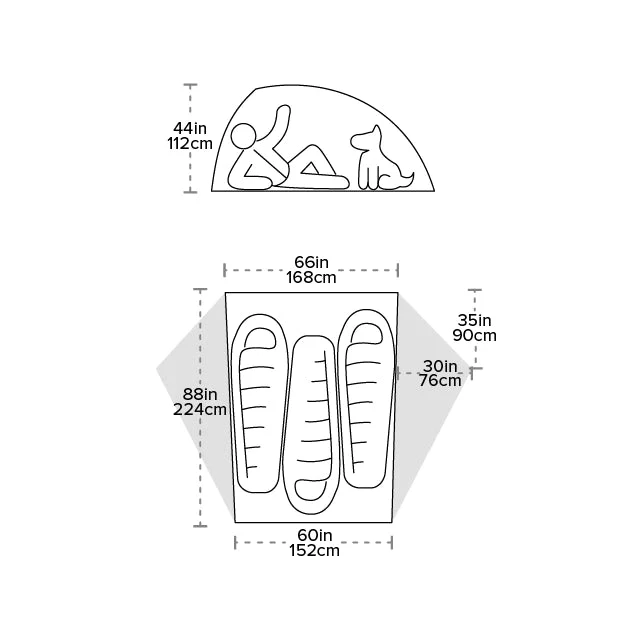 BIG AGNES Crag Lake SL3 Tent - Image 5