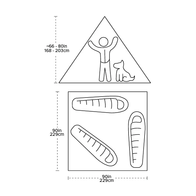BIG AGNES Gold Camp UL 3 Tarp - Image 5